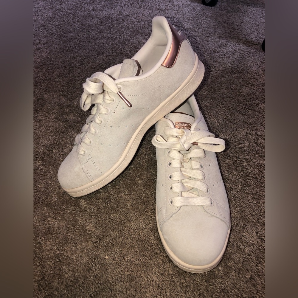 Adidas Stan Smith Low Suede Trainers Mens